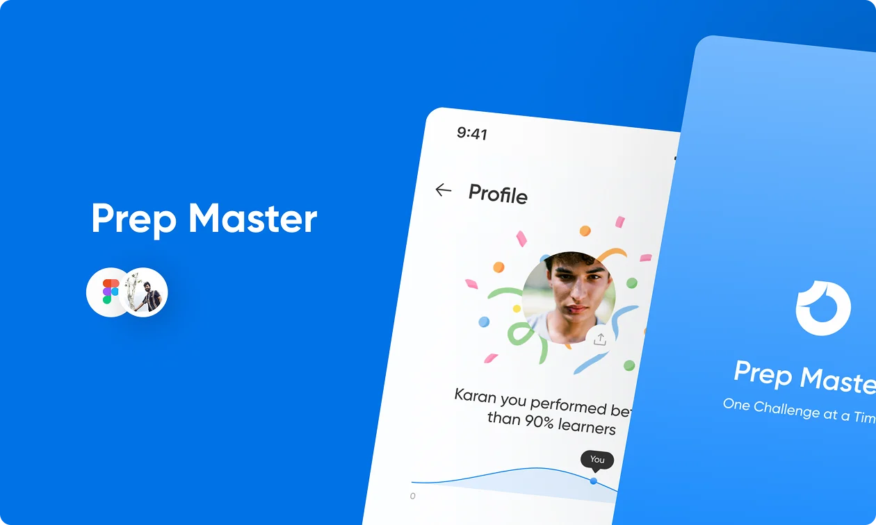 Prep Master — Exam prep app for school going students design challenge